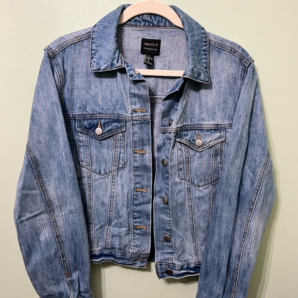 Forever 21 Denim Blue Jacket